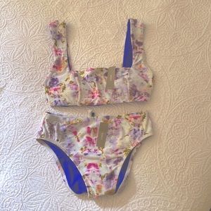 New J. Crew Two Piece Swimsuit